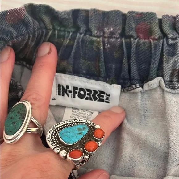 Vintage 80’s/90’s Floral Patterned Pants - Picture 6 of 7